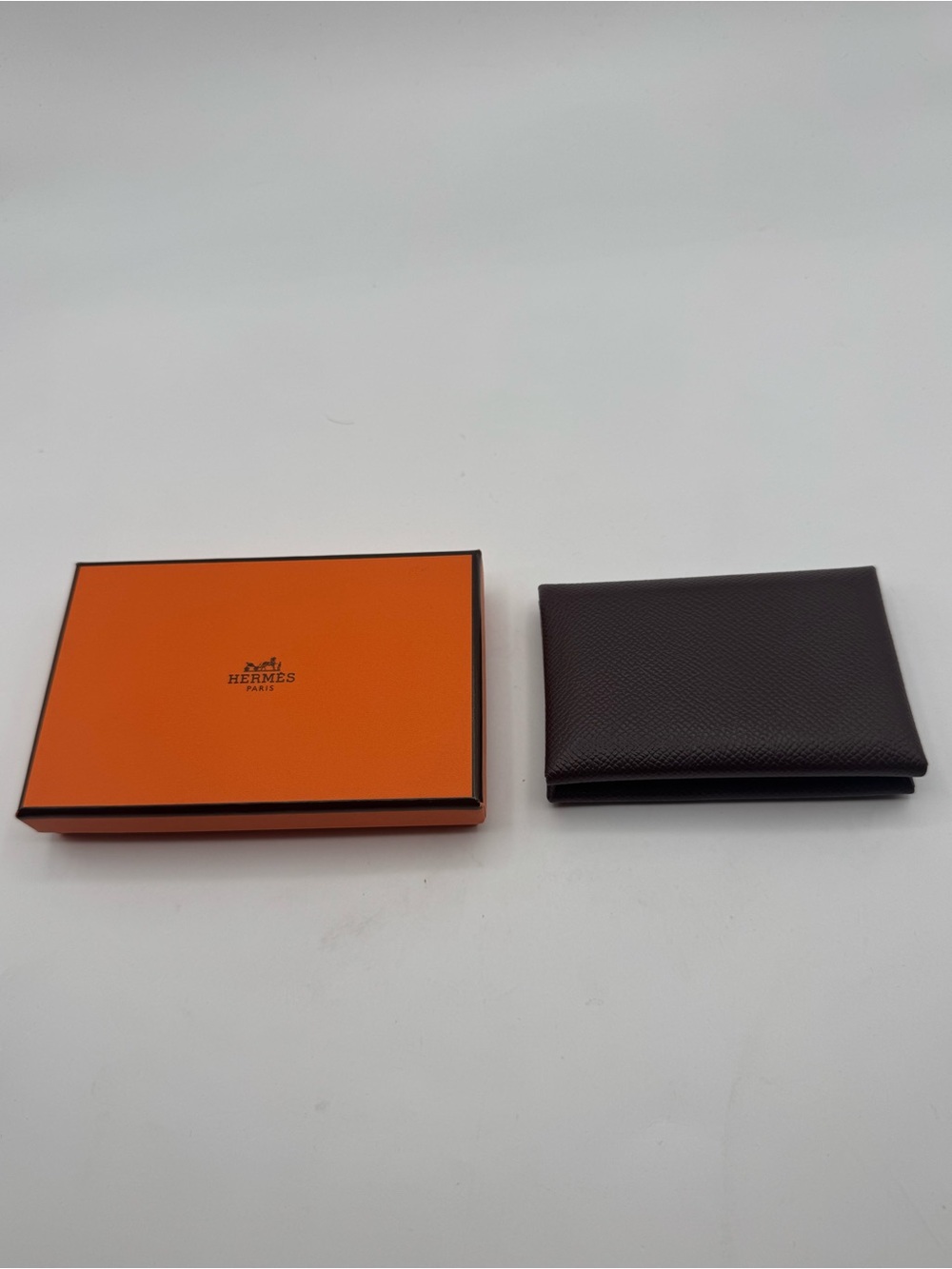 Hermes calvi duo card holder
